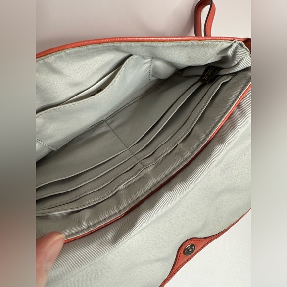 Coach Like New Ashley Large Flap Leather Wallet Wristlet - Picture 11 of 13